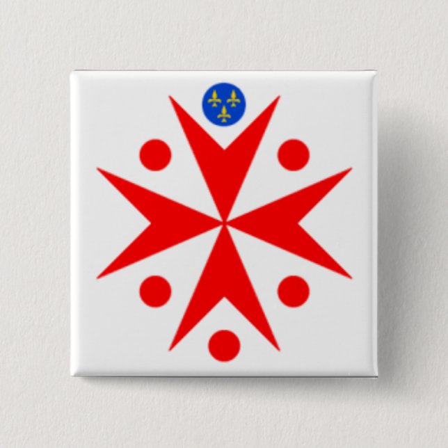 Chapa Cuadrada Emblema de la Marina Toscana Medici (Anverso)