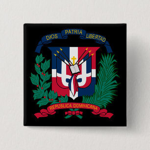 Chapa Cuadrada emblema de la República Dominicana