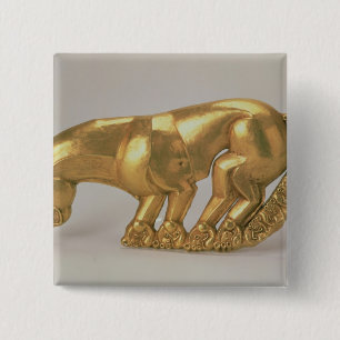 Chapa Cuadrada Emblema del escudo bajo la forma de pantera