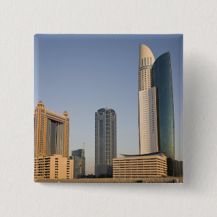 Chapa Cuadrada Emiratos Árabes Unidos, Dubai. Park Place Tower y