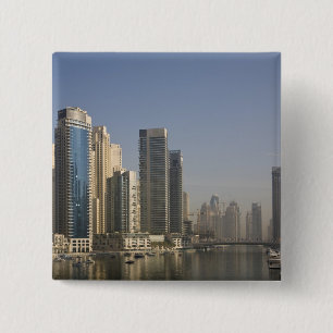 Chapa Cuadrada Emiratos Árabes Unidos, Dubai. Torres Marina con