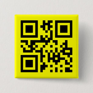Chapa Cuadrada emoji sonriente de cara feliz - código QR