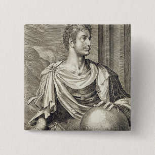 Chapa Cuadrada Emperador de D. Octavius Augustus (ANUNCIO 63 A.C.