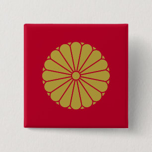 Chapa Cuadrada Emperador japonés, bandera de Japón