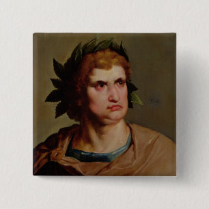 Chapa Cuadrada Emperador romano, posiblemente Nero c.1625-30