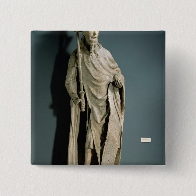 Chapa Cuadrada Emperador romano santo de Charles IV (Anverso)