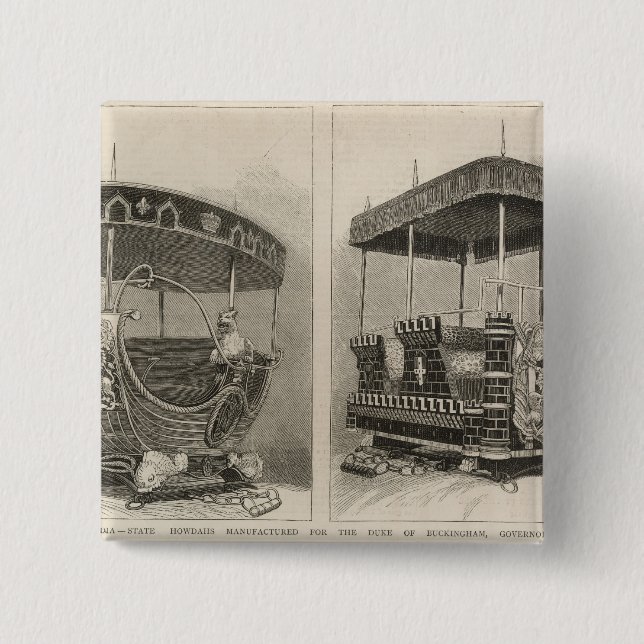 Chapa Cuadrada Emperatriz de la India (Anverso)