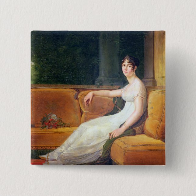 Chapa Cuadrada Emperatriz Josephine en Malmaison, c.1801 (Anverso)