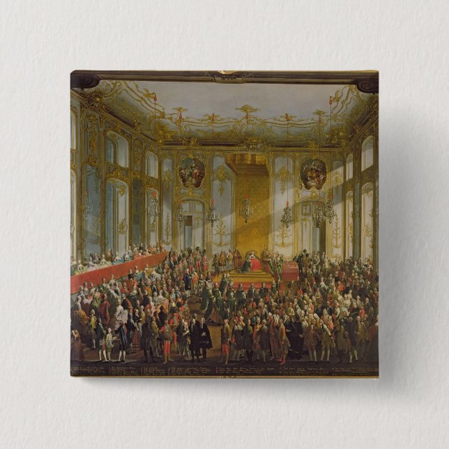 Chapa Cuadrada Emperatriz Maria Teresa (Anverso)