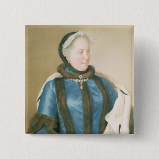 Chapa Cuadrada Emperatriz Maria Teresa de Austria, c.1770 (Anverso)