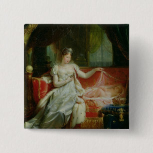 Chapa Cuadrada Emperatriz Marie-Louise y el rey de Roma, 1812