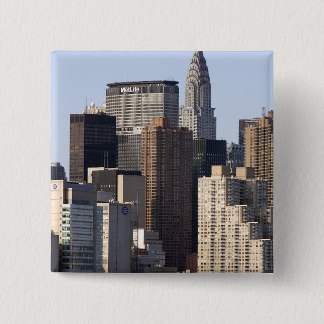 Chapa Cuadrada Empire State Building y New York City (Anverso)