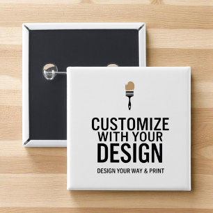 Chapa Cuadrada Empresa minimalista corporativa personalizada
