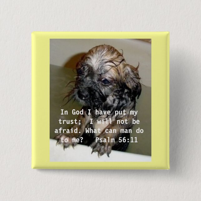 Chapa Cuadrada En dios he puesto mi confianza