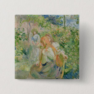 Chapa Cuadrada En el jardín en la Roche-Placa, 1894