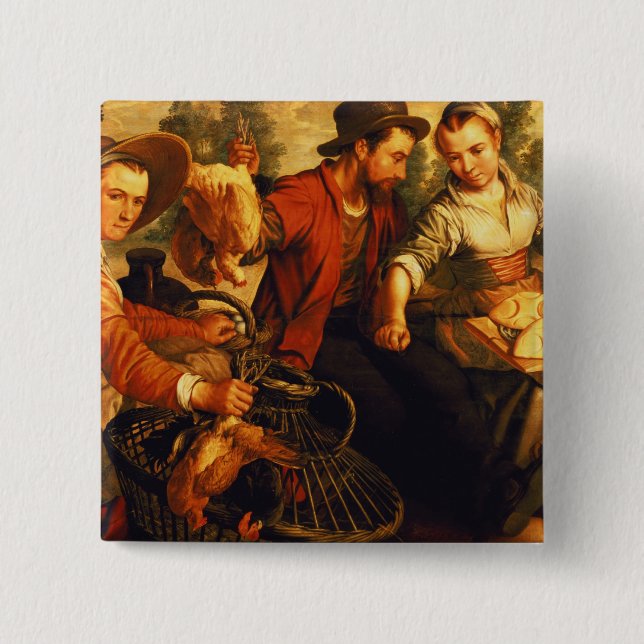 Chapa Cuadrada En el mercado (Anverso)