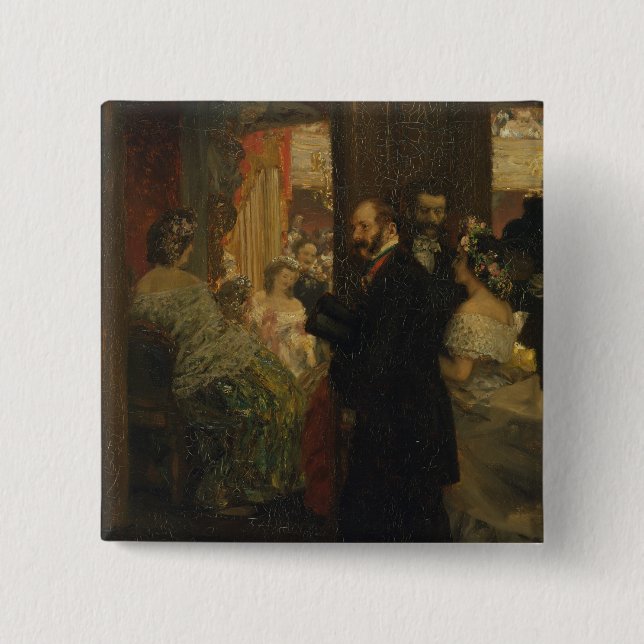 Chapa Cuadrada En el teatro de la ópera, 1862 (Anverso)