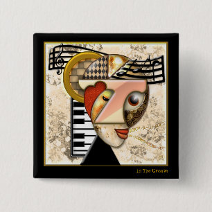 Chapa Cuadrada En La Ranura (Pin)