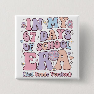 Chapa Cuadrada En Mis 67 Días de Era Escolar 3er Grado groovy
