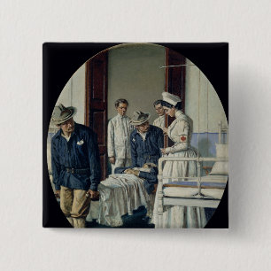 Chapa Cuadrada En un hospital militar