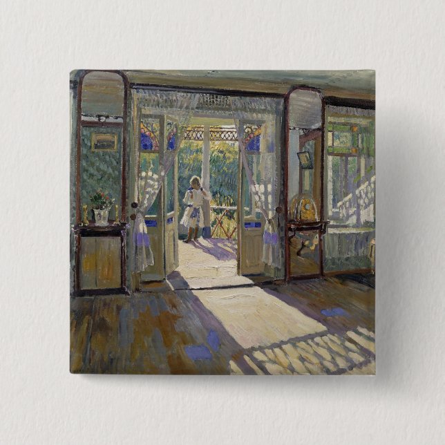 Chapa Cuadrada En una casa, 1913 (Anverso)