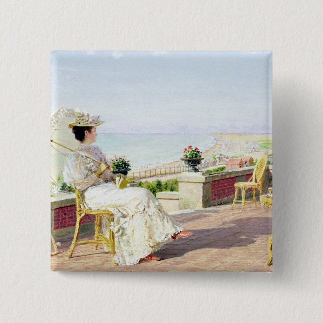 Chapa Cuadrada En Vacance (Anverso)