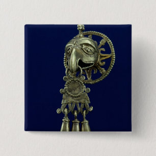 Chapa Cuadrada Enchufe del labio de dios del pájaro