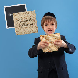 Chapa Cuadrada Encontré a Matzah Passover Seder