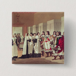 Chapa Cuadrada Encuentro entre Louis XIII