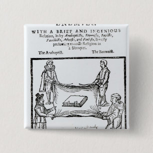Chapa Cuadrada Enemigos de las religiones, 1641