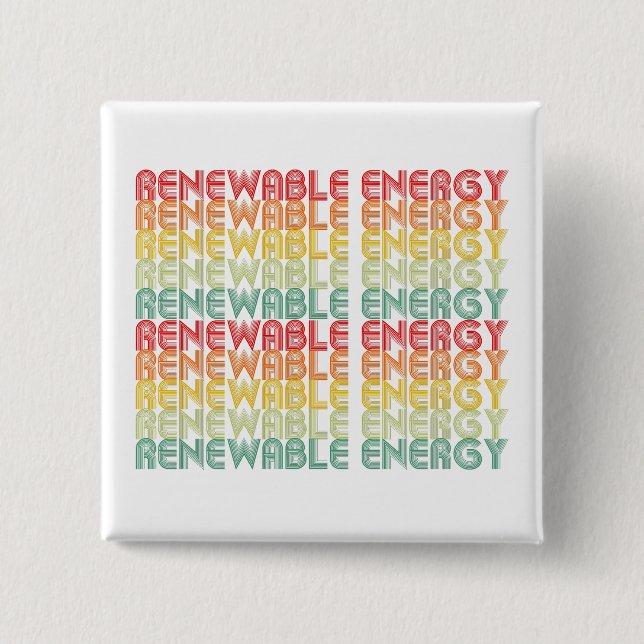 Chapa Cuadrada Energía renovable (Anverso)