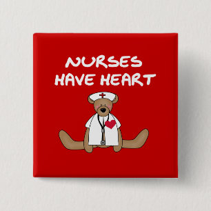 Chapa Cuadrada Enfermeras de Oso con camisetas y regalos para el 