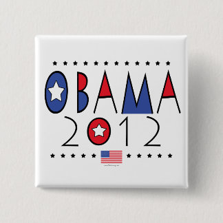 Chapa Cuadrada Engranaje de presidente Barack Obama 2012