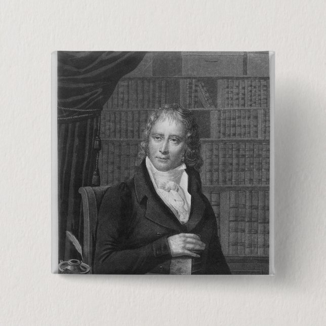 Chapa Cuadrada Enrique Benjamin Constant de Rebecque (Anverso)