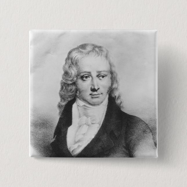 Chapa Cuadrada Enrique Benjamin Constant de Rebecque (Anverso)