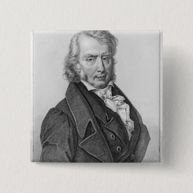 Chapa Cuadrada Enrique Benjamin Constant de Rebecque como (Anverso)