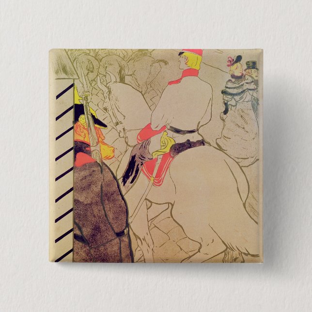 Chapa Cuadrada Enrique de Toulouse-Lautrec el | el Babilonia (Anverso)