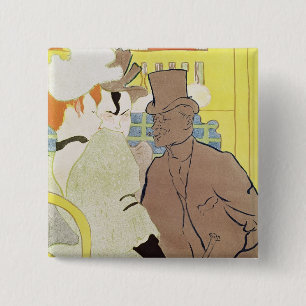 Chapa Cuadrada Enrique de Toulouse-Lautrec el   el inglés en