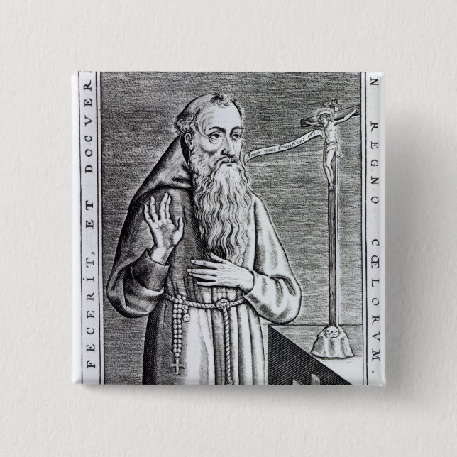 Chapa Cuadrada Enrique, Duc de Joyeuse, conocido como ángelus del (Anverso)