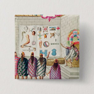 Chapa Cuadrada Enseñanza de la lectura de manuscritos