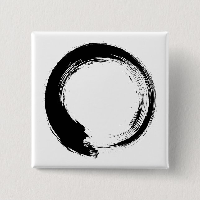 Chapa Cuadrada Enso Zen Circle (Anverso)