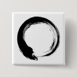Chapa Cuadrada Enso Zen Circle