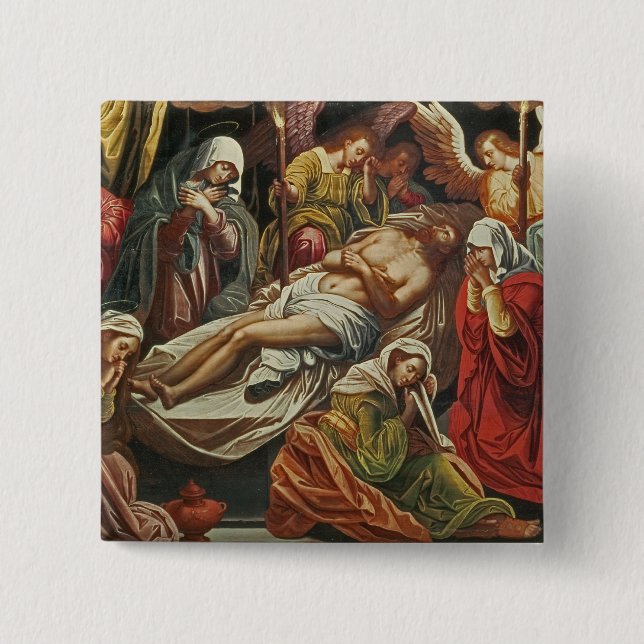 Chapa Cuadrada Entombment de Cristo, Villabranca (Anverso)