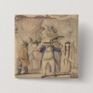 Chapa Cuadrada Entrada a la tienda de la exposición de Pidcock e