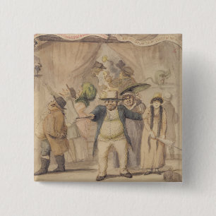 Chapa Cuadrada Entrada a la tienda de la exposición de Pidcock en