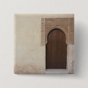 Chapa Cuadrada Entrada en el palacio de Alhambra en Granada,