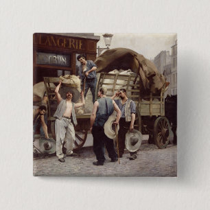 Chapa Cuadrada Entrega de la harina, 1885