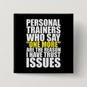 Chapa Cuadrada Entrenadores personales y problemas de confianza -