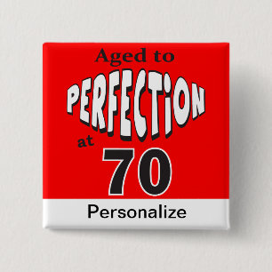 Chapa Cuadrada Envejecido a la perfección en 70