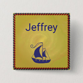 Chapa Cuadrada Enviar con marco y nombre de pista